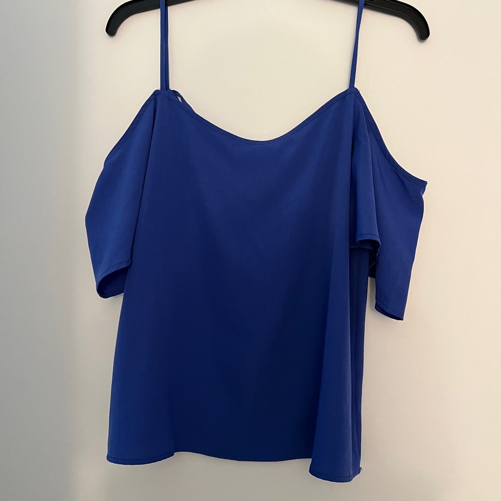 Nordstrom BP royal blue blouse. Size XS. Worn once, like new condition!